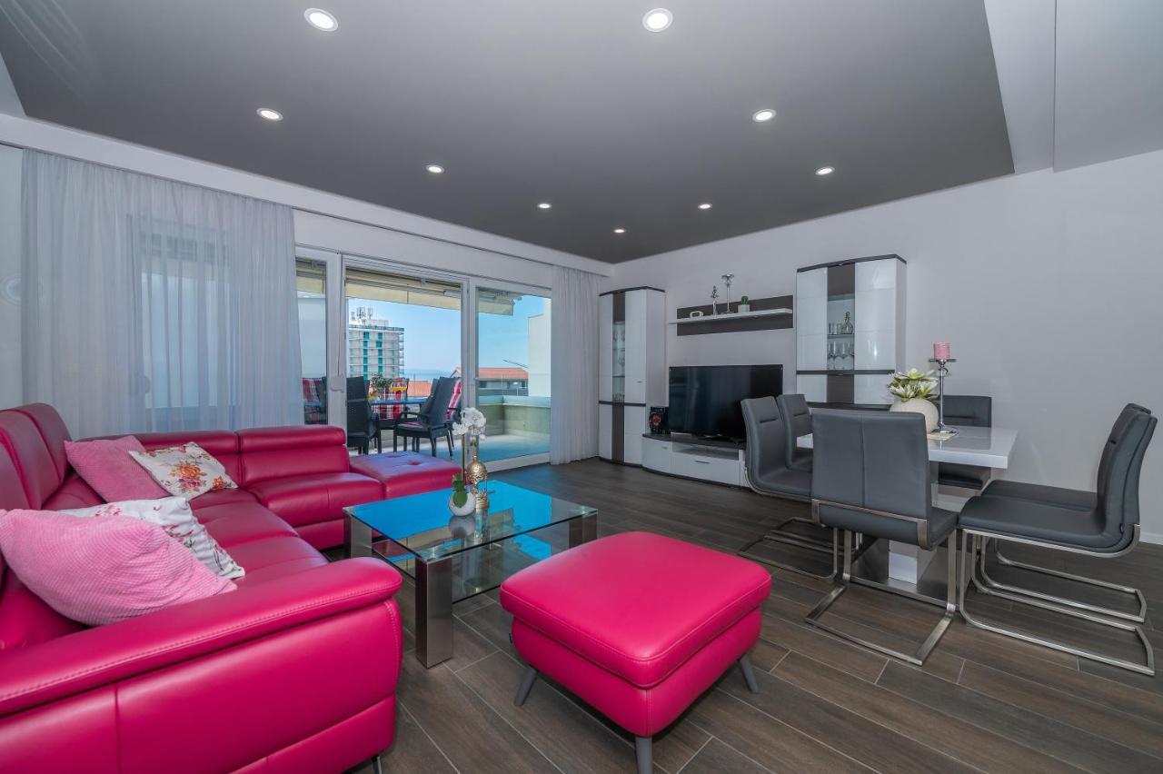 Luxury Apartment Purple Summer Sea View Makarska Zewnętrze zdjęcie